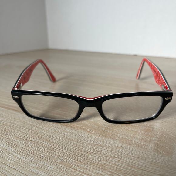 Ray-Ban RB5206 2479 Eyeglasses Red w/ Logo Inside Frames Only 52-18-140 - Picture 2 of 9